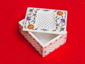 Rectangle Marble Jewelry Box