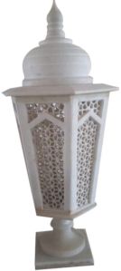 White Marble Stone Lamp