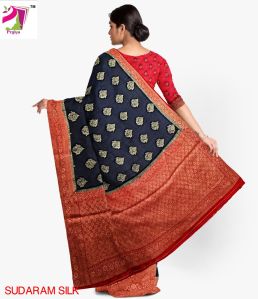 Chinon Silk Saree