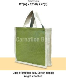 12x12x4 Inch Jute Promotional Bag