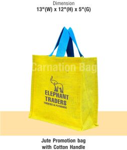 13x12x5 Inch Jute Promotional Bag