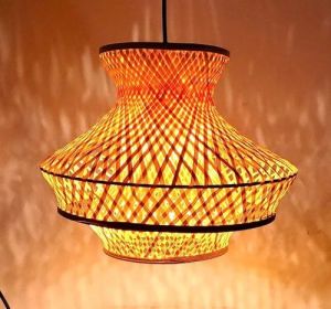 Handicraft Hanging Bamboo Lamp