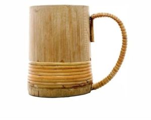 Handmade Bamboo Coffee Mug