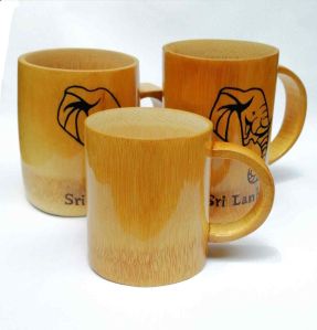 Printed Bamboo Coffee Mug