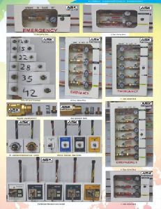 Oxygen outlet points