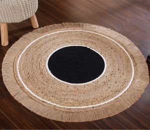 Jute Braided Round Carpet