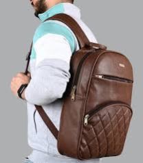 Leather Backpack Bag