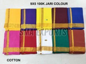 Handloom Cotton Dhoti Gamcha Set