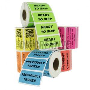 printed sticker labels