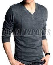 Mens Knitted V Neck T-Shirts