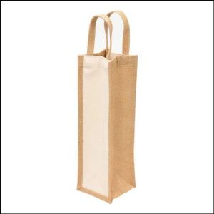 Rope Handle Bottle Jute Bag