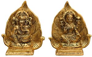 Laxmi Ganesh Murti metal handicraft