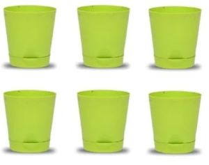 Green Plastic Flower Pot