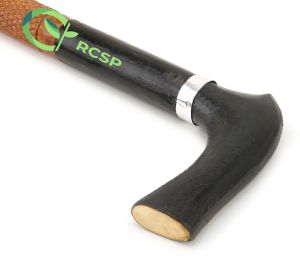 RCSP Wooden Black Handle Walking Stick