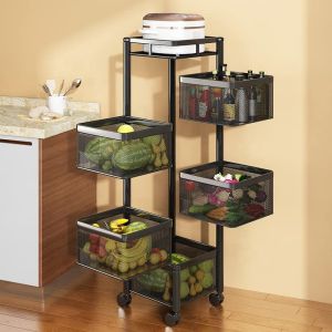 ROTATING TROLLEY (SQUARE) 6 TIER