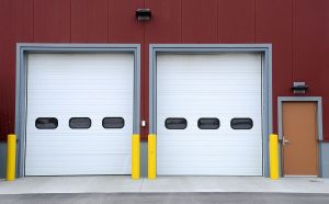 automatic industrial garage door