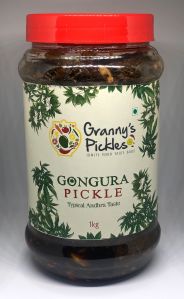 Home made Andhra Style Gongura Pickle 1KG