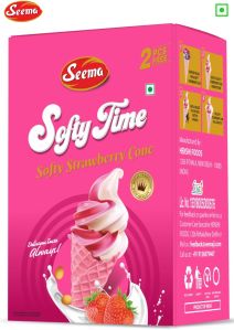 Strawberry Cone- Softy Time Cone Box