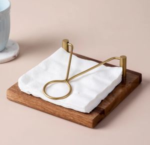 Wooden Tissue Holder