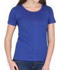 Ladies Cotton Round Neck T-Shirts