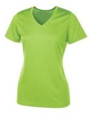 Ladies Cotton V Neck T-Shirts