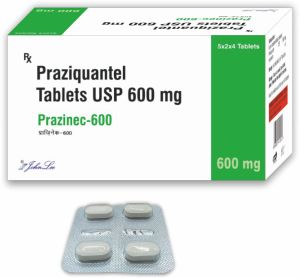 600mg Praziquantel Tablets