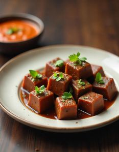 Chocolate flavour paneer