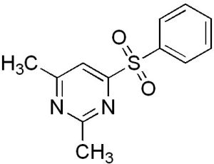 2,4-dimethyl-6-(phenylsulfonyl)pyrimidine