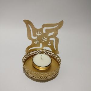 swastik shadow diya