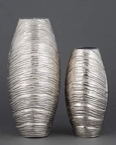 Aluminium Flower Vase set of 2