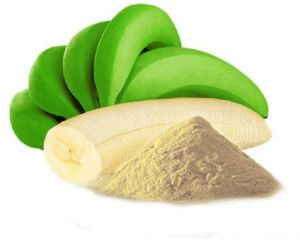 Organic green banana powder