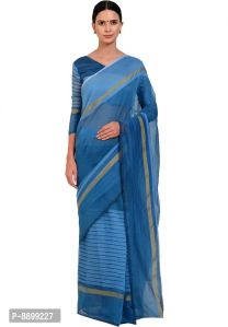 Women Beautiful Cotton Silk Saree with Blouse piece