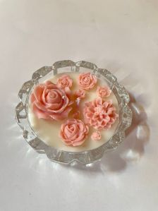 Floral candle