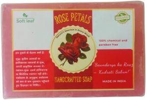 Handmade rose petals soap