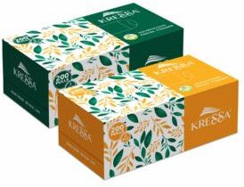 Kressa 2 Ply Face Tissue Box 200 Pulls Per Box Pack of 2