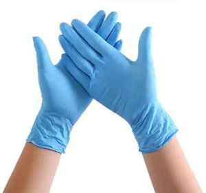 BLUE NITRILE GLOVES