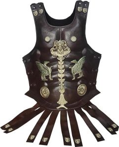 leather greek muscle armour