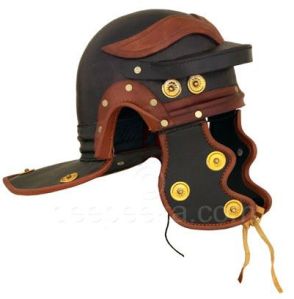 Leather Roman Helmet