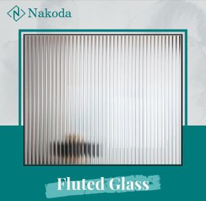 fluted glass