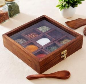 wooden spice boxes