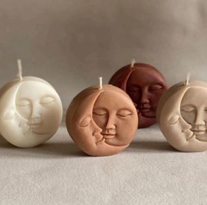 Sun moon candles