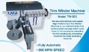 Automatic Trim Winder Machine 500 mpm Speed