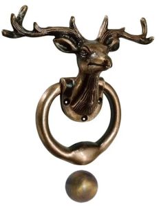 Small Dear Iron Door Knocker