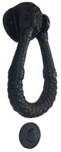 Theodore Black Antique Iron Door Knocker