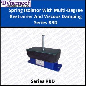 Spring Isolator With Multi-Degree Restrainer And Viscous Damping Series RBD