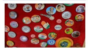 Printed Round Election Badges