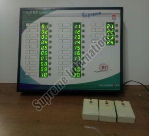 Wireless Peon Call Bell System Digital Display 24 User