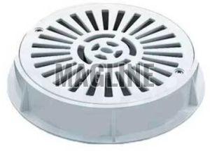 White Swimming Pool Drain Grill