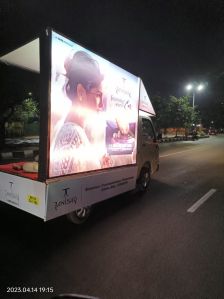 advertisement led video van rental