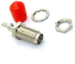 SMA (F) B/H RF 1.13MM CABLE NICKLE PLATED CONNECTOR